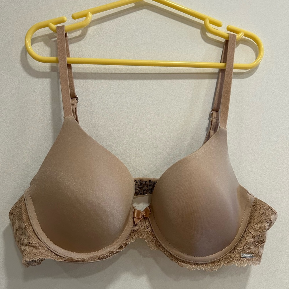 Tan Lace Bra